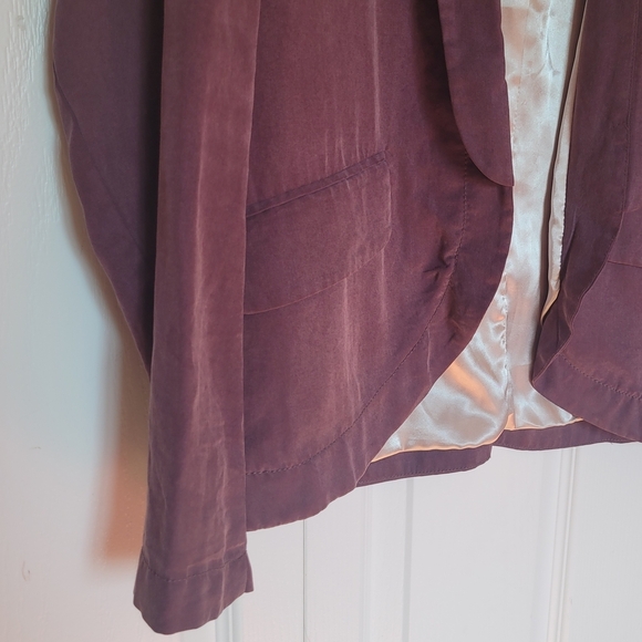 Women's Purple Blazer - Picture 5 of 7
